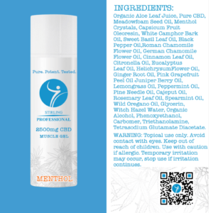 Athlete's Muscle Gel 2500mg by Stirling Professional