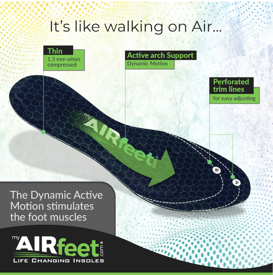 AIRfeet® Active Arch Insoles AIRfeet® Active Arch Insoles