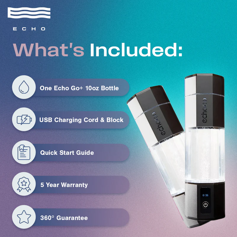 Echo Go+ Hydrogen Water Bottle Echo Go+ Hydrogen Water Bottle