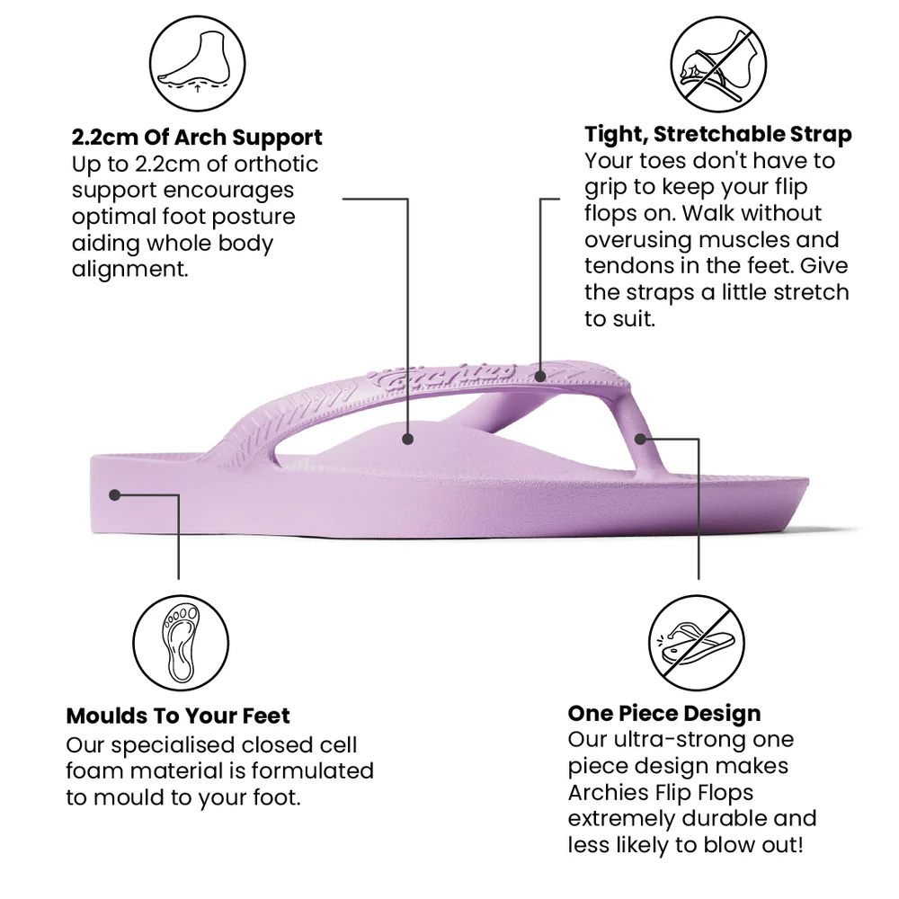 Archies Flip-Flops in Lilac Archies Flip-Flops in Lilac