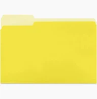 Colored End Tab Fastener Folders with Shelf-Master® Reinforced Tab