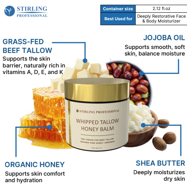Whipped Tallow Honey Balm Whipped Tallow Honey Balm